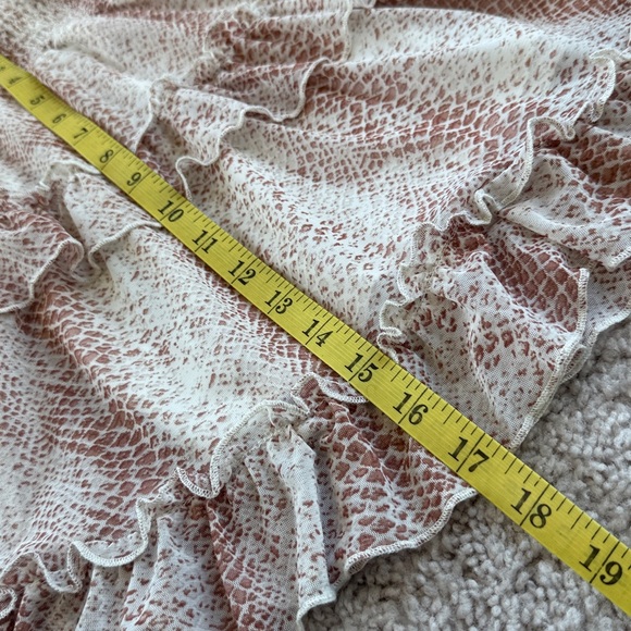 Altar’d State Snake Print Ruffle Skirt - Picture 6 of 6